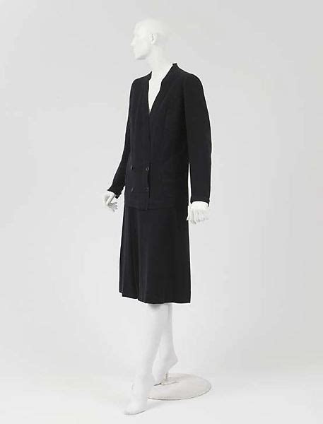 coco chanel pinstriped menswear suit 1929 art deco|Suit .